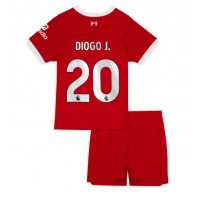 Fotbalové Dres Liverpool Diogo Jota #20 Dětské Domácí 2023-24 Krátký Rukáv (+ trenýrky)